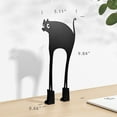 thumbnail image 3 of Kolymax Minimalist Cat Metal Wall Sculpture  Home Decor, 1 Count, 3 of 9