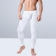 thumbnail image 2 of Ropa interior térmica elástica para hombre, pantalones tipo leggings, talla M (blanco), 2 of 7
