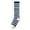 Blue, variant on Krdevn Kids Color Block Rib Mid Calf Socks Size:6-8 Years