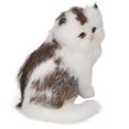 thumbnail image 1 of Plush Simulation Cat Toy, Artificial Hair Home Decoration Soft Cute Portable  Cat Model  For Desk, 1 of 7