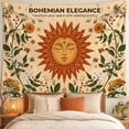 thumbnail image 5 of XaaKee Tapestry, Symmetrical Floral Layout Tapestry Wall Hanging, High-Quality Polyester Wall Tapestry For Indoor Outoor 60x40Inch, 5 of 9