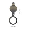thumbnail image 4 of RUNROTOO 4Pcs Copper Door Privacy Viewers Providing Secure and Clear Visitor Identification, 4 of 5