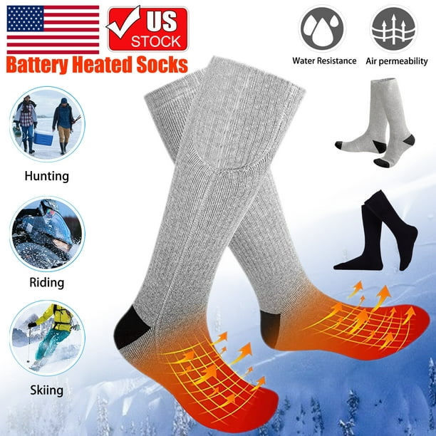 Chaussettes électriques chaussettes chauffantes rechargeables à