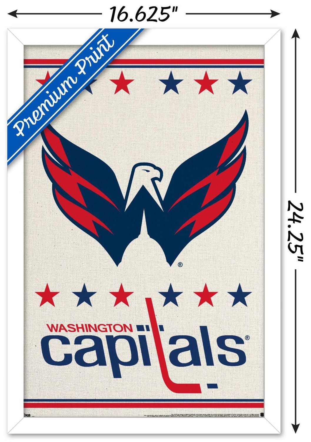 NHL Washington Capitals - Logo 14 Wall Poster, 22.375" x 34"