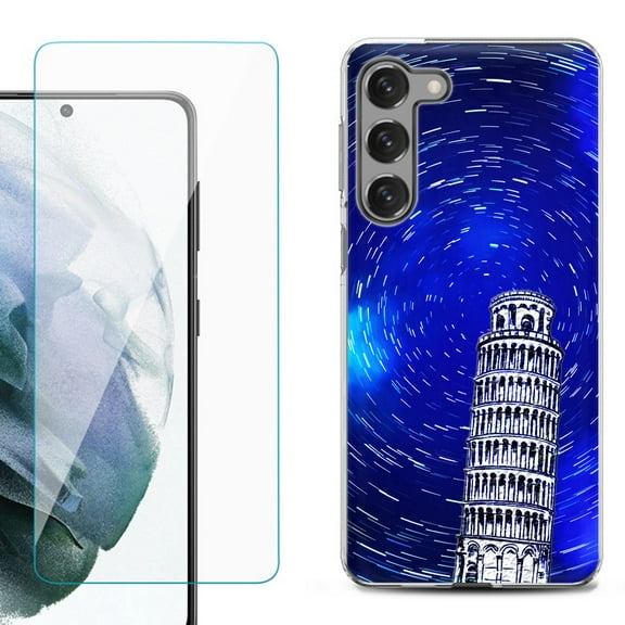 Shockproof Fashion Phone Case for Samsung Galaxy S23 5G, by OneToughShield ® - Tower of Pisa