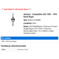 thumbnail image 2 of Antenna - Compatible with 1988 - 1994 Buick LeSabre 1989 1990 1991 1992 1993, 2 of 2