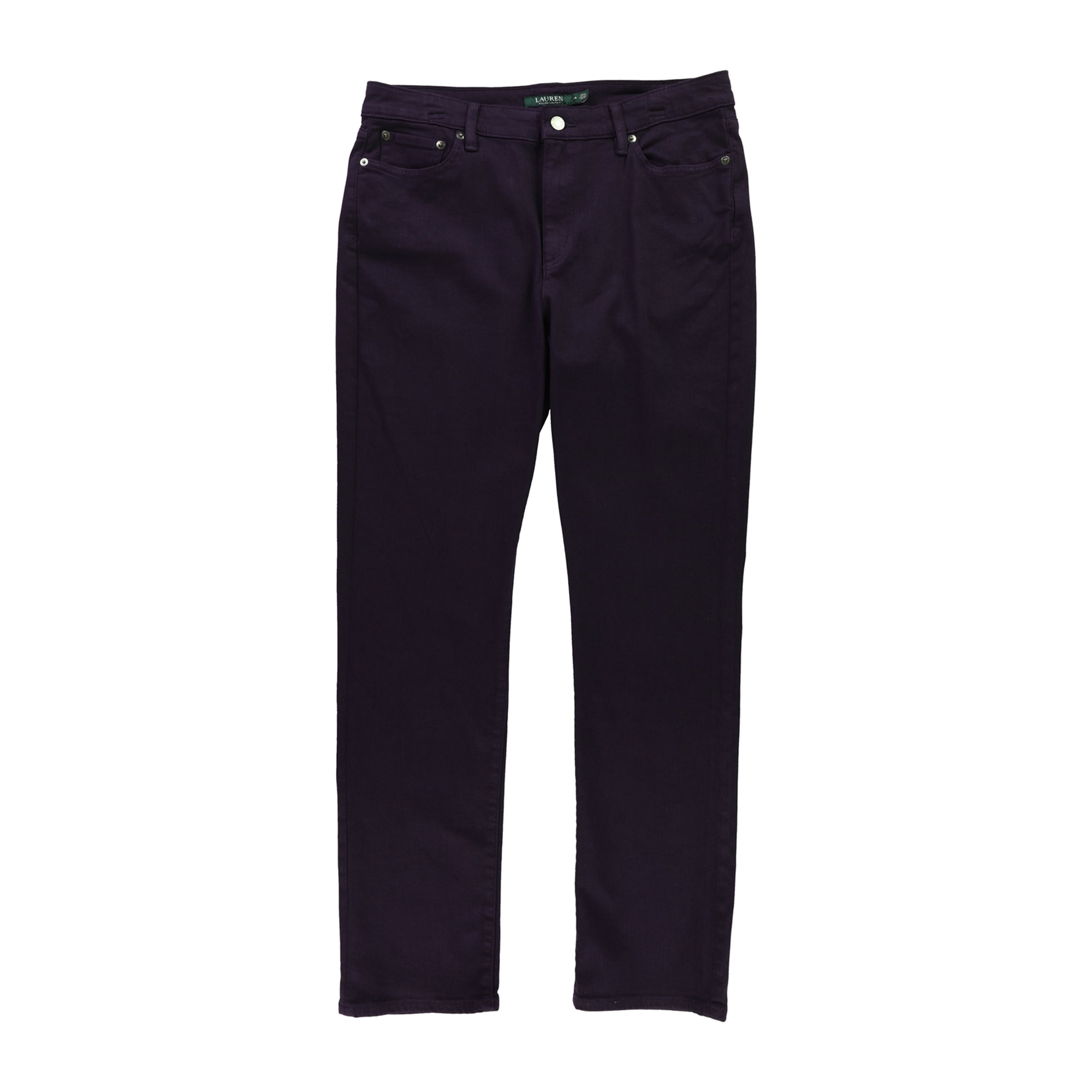 Ralph Lauren Womens Premier Straight Leg Jeans Purple 4 Regular Walmart