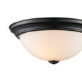 thumbnail image 3 of Trans Globe Lighting 70526-11 Mod Pod 12" Wide Flush Mount Bowl Ceiling Fixture - Black, 3 of 4