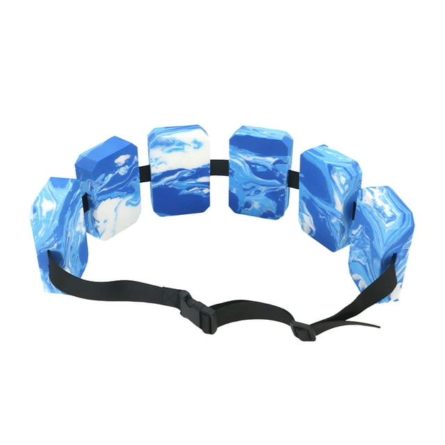 Flotation Swim Belt, Water Exercise Equipment for Pool, Foam Exercise Swimming Training Waist Belt, Adjustable Aquatic Floatation Belt for Adults Beginners Easy