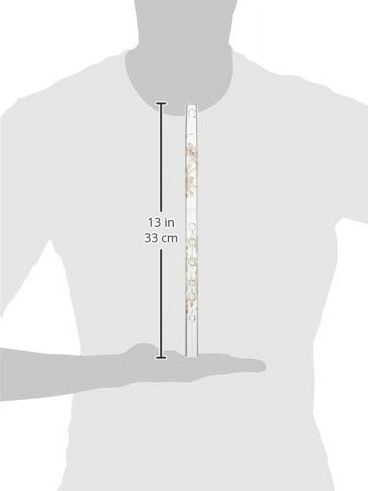 Hall Crystal Flute 11201 - Inline Glass Piccolo in C - White Lily