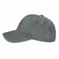 thumbnail image 3 of ZICANCN Dark Stars Adjustable Baseball Cap Women, Hats for Men Adult Washed Cotton Denim Baseball Caps Fashion Gray, 3 of 8