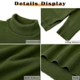 thumbnail image 6 of MOSHU Turtleneck Sweaters for Women Long Sleeve Casual Tops Knit Womens Pullover Sweaters Winter Clothes, 6 of 10
