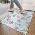 thumbnail image 4 of Pioneer Flower Floral Print Pattern Door Rugs,Washable Non Slip Door Mats Indoor,Decorative Door Mats,Entry Mat Indoor for Entrance,Bedroom,Kitchen,Bathroom,17"x30", 4 of 6
