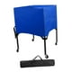 thumbnail image 3 of Carro de voleibol plegable con ruedas para gimnasio de fútbol Azul, 3 of 8
