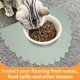 thumbnail image 5 of Estera de alimentación de silicona para mascotas, mantel individual para perros y gatos, esteras impermeables antideslizantes para cuencos para mascotas, 5 of 6