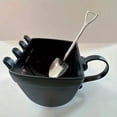 thumbnail image 2 of de Café de Cubo Excavadora con Pala Cuchara de Té Creativa de Café con Leche Regalo de Cumpleaños Negro, 2 of 6