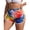 Tie-Dyed Red, variant on Plus Size Women Jumpsuit Off Shoulder Ribbed Slim Fit Black One Piece 0XL-4XL