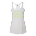 thumbnail image 2 of Wild Bobby, Green SeÃ±oritas Funny Cinco de Mayo Cinco De Mayo Tri-Blend Racerback Tank Top, Heather White, Small, 2 of 5