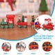 thumbnail image 4 of Little Wood Feliz Navidad Decoración de trenes Camión agrícola Juguete Festival Adorno de mesa Regalo de año nuevo para niños Niñas Adultos Rojo sidaley HA009087-01B, 4 of 6