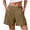 Khaki, variant on Kvture High Waisted Shorts for Women Inseam Dressy Casual Summer Wide Leg Dress Short with Pockets Gray L