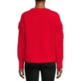 thumbnail image 3 of No Boundaries Juniors' Chenille Fringe Sweater, 3 of 5