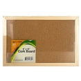 thumbnail image 2 of 8" x 12" Wooden Frame Cork Bulletin Notice Board w/Mounting Screws Included, 2 of 2