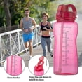 thumbnail image 2 of Botella de agua deportiva YONGSHENG gran capacidad Con pajita azul morado, 2 of 5