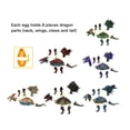 thumbnail image 5 of JoyAbit Realistic 3D Dragon Figurine Puzzles - In Hatching Jurrasic Eggs - Party Favor and Goodie Bag Filler - Take Apart Dragon Toys - (12 Eggs Per Pack), 5 of 7