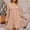 *Khaki, variant on ClodeEU Women's Summer Beach Long Sleeve Mini Dress ,Casual Deep V Neck Loose Sundress Red,Womens Plus S