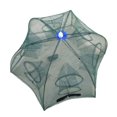 thumbnail image 2 of CHUANK Foldable Crab Net Trap Cast Dip Cage Fishing Net for Fish Minnow Crawfish Shrimp Umbrella Design (Twelve Entrance), 2 of 6