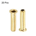 thumbnail image 3 of Unique Bargains 2.5mm Tube Brass Compression Fittings, 20 Pack Insert Compression Sleeve Fitting, 3 of 4