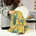 thumbnail image 3 of Beautiful Peacock Kitchen Dish Towels Set of 6 Absorbent Hand Towels, Lint-Free 18"x28" Blossom Branch Fast Drying Hanging Dishcloths for Cooking Baking Home Clean, 3 of 7