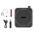 thumbnail image 1 of TISHITA Personal Rechargeable Outdoor Teaching Portable Mini Voice Amplifier Speaker Black, 1 of 8