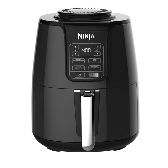 Freidora de aire Ninja Canasta 4 Litros Color Negra