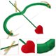 thumbnail image 3 of KAKOWELY 1 juego de arco y flecha de Cupido para San Valentín, accesorios para disfraz de Cupido, suministros de cosplay, 3 of 5
