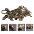 thumbnail image 3 of 1Pc Retro Bullfight Adornment Decorative Keychain Pendant Brassware Decor Bronze, 3 of 7