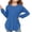 Blue, variant on Girls Long Sleeve Shirts Size 14-16 Kids Curve Hem Side Slit Soft Tunic Tops T-Shirts Long Sleeve Tops for Girls Fall Clothes Mint Green