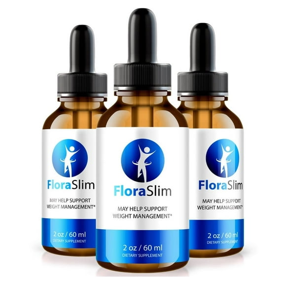 (3 Pack) FloraSlim Drops, Advanced Weight Loss Liquid, Natural Fitness Formula to Support Healthy and Active Lifestyle, Flora Slim Dropper, Flora Slim2024 Gotas Reviews (90 Servings)