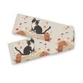 thumbnail image 7 of Yayeee Table Runner 70 inches Long Home Kitchen Dinning Party Decoration, Gray Cartoon Halloween Cat, 7 of 7