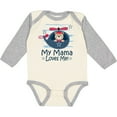 thumbnail image 3 of Inktastic My Mama Loves Me Boys Helicopter Boys Long Sleeve Baby Bodysuit, 3 of 5