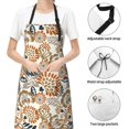 thumbnail image 6 of Fuzoiu Floral Paisley Print Adjustable Waterproof Apron with Pockets,Waterproof Apron for Cooking, Gardening, and Art Projects, 6 of 8
