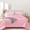 Pink, variant on SPRINDAY Fluffy Queen Comforter Set 3 Pieces - Dark Gary Fleece Luxury Fuzzy Reversible Bedding Comforter Set, Soft & Warm Comforter All Season with 2 Pillow Cases