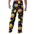 thumbnail image 4 of Fabrcox Easter Men's Pajamas Pants Rabbit Hunt Print Straight Leg Sleeping Pants for Men Soft Holiday Trouser for Men with Pockets, 4 of 4