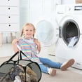 thumbnail image 7 of Dvkptbk Mesh Laundry Hamper with Wide Opening and Side Pocket Breathable Sturdy Foldable and Space Saving Design for Laundry Clothes and Storage, 7 of 7