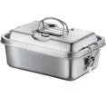 thumbnail image 1 of Stainless Steel Bento Box for Adults, 1800ml 3-Compartment Leak-Proof Metal Lunch Container with Secure Locks & Insulated Design, 1 of 5