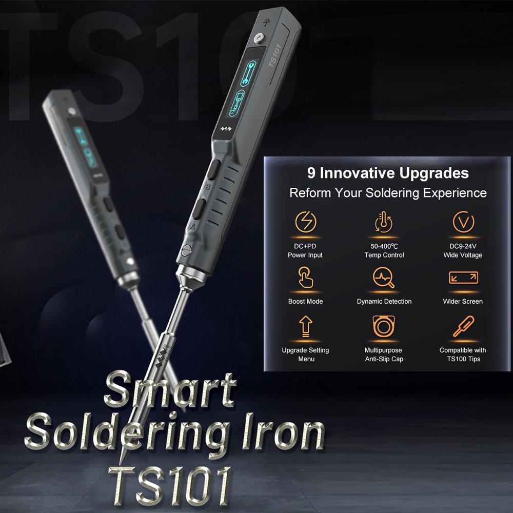 Electric soldering iron Mode 50-400 Two Mode Temperature Dc9-24v Wide Mode 50-400 Temperature Portable Iron Two 50-400 Temperature Dc9-24v Iron Two Station Portable Iron