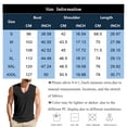 thumbnail image 3 of LTTVQM Mens Workout Tank Tops V Neck Sleeveless Shirt Soft Stretchy Muscle Shirts Athletic Beach Vacation Outfits Khaki 3XL, 3 of 5