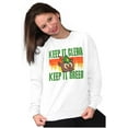 thumbnail image 4 of Woodsy Owl Keep it Clean and Green Sweatshirt for Men or Women Brisco Brands X, 4 of 6