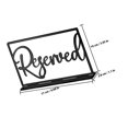 thumbnail image 2 of unbranded 3Ud Reservadas Para Mesas De En Acrílico Negro Para Ceremonia Y Recepción Con, 2 of 8