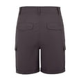 thumbnail image 4 of Women's Shorts Biker Shorts for Women Gym Festival Vacation Wear Women's Loose Solid Color Mini Pant Summer Beach Shorts Buttons Short Hot Pants Cargo Shorts, 4 of 7